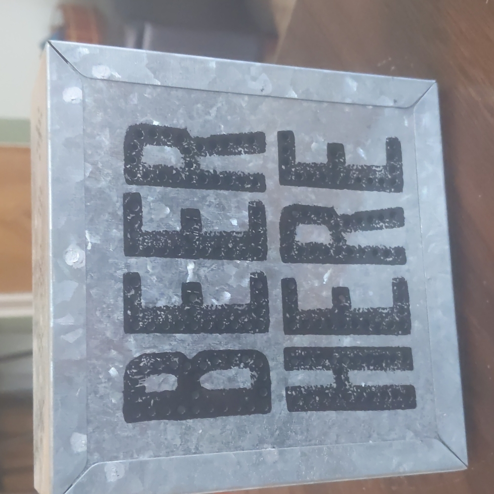Decorative Beer Metal Shadow Box